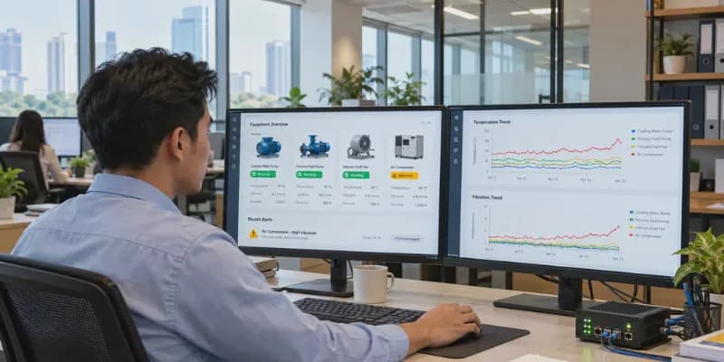 Cara Kerja Sistem IoT untuk Monitoring Industri Non-Stop!